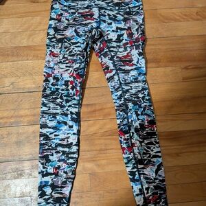 lululemon athletica Multicolor Patterned Leggings